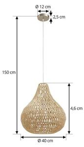 Lindby - Miryam Závěsná Lampa Prírodný