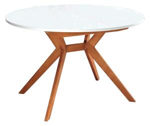 RAGABA Biju Round Oak 110-160 cm - rozkladací jedálenský stôl