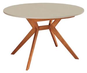 RAGABA Biju Round Oak 110-160 cm - rozkladací jedálenský stôl