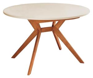 RAGABA Biju Round Oak 110-160 cm - rozkladací jedálenský stôl