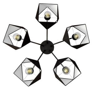 Luster ADAMANT 5xE27/15W/230V čierna