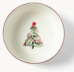 Vianočné porcelánové misky Eve, 4 ks