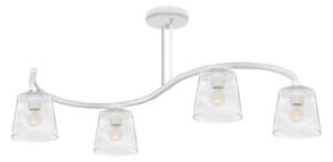 Prisadený luster LUCEA 4xE27/15W/230V biela