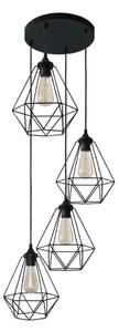 Luster na lanku KARO 4xE27/15W/230V