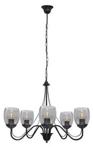 Luster na reťazi ALLENA 5xE27/15W/230V