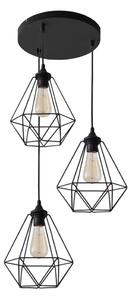 Luster na lanku KARO 3xE27/15W/230V