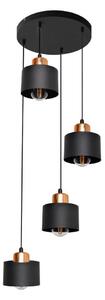 Luster na lanku EDISON 4xE27/15W/230V