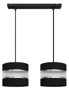 Luster na lanku HELEN 2xE27/15W/230V čierna
