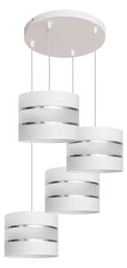 Luster na lanku HELEN 4xE27/15W/230V biela