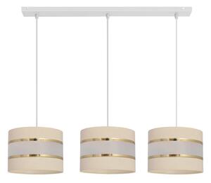Luster na lanku HELEN 3xE27/15W/230V krémová