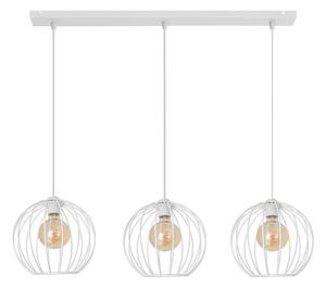 Luster na lanku MERCURE 3xE27/15W/230V biela