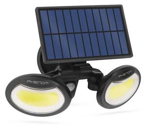 LED Solárny reflektor so senzorom 2xLED/4W/5V IP65