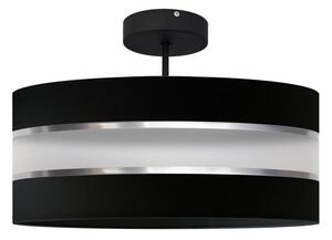 Luster na tyči HELEN 3xE27/15W/230V čierna/lesklý chróm