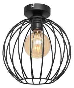 Prisadený luster MERCURE 1xE27/15W/230V pr. 24 cm čierna