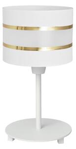 Stolná lampa HELEN 1xE27/15W/230V biela/zlatá