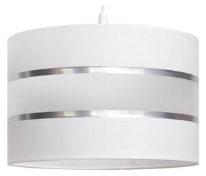 Luster na lanku HELEN 1xE27/15W/230V pr. 35 cm biela