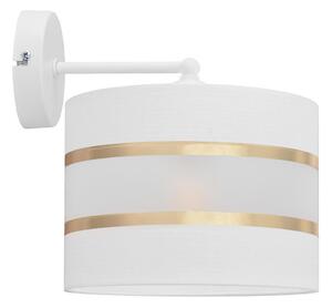 Nástenná lampa HELEN 1xE27/15W/230V biela/zlatá