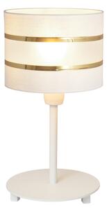 Stolná lampa HELEN 1xE27/15W/230V biela/zlatá