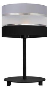 Stolná lampa HELEN 1xE27/15W/230V čierna/šedá/strieborná