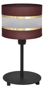Stolná lampa HELEN 1xE27/15W/230V hnedá/čierna/zlatá