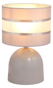 Stolná lampa HELEN 1xE27/15W/230V šedá/strieborná