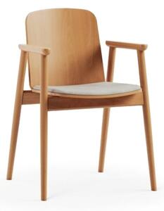 PAGED Prop B-4390 Seat Uph Back Wood