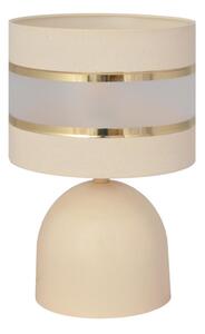 Stolná lampa HELEN 1xE27/15W/230V krémová/zlatá