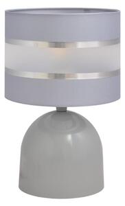 Stolná lampa HELEN 1xE27/15W/230V šedá/strieborná