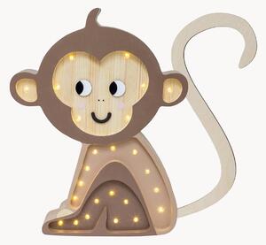 Ručne vyrobená detská LED-lampa's časovačom a diaľkovým ovládaním Monkey
