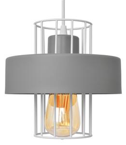 Luster na lanku VOLTA 3xE27/15W/230V pr. 42 cm šedá