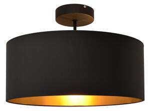 Luster na tyči ALBA 3xE27/15W/230V čierna/zlatá