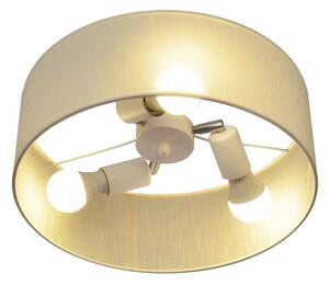 Luster na tyči ALBA 3xE27/15W/230V krémová