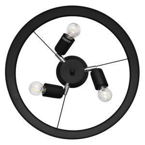 Luster na tyči ALBA 3xE27/15W/230V čierna