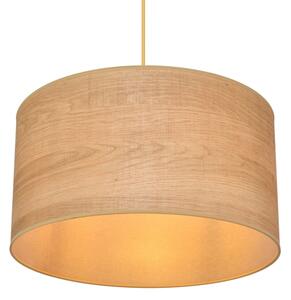 Luster na lanku ALBA 1xE27/15W/230V pr. 45 cm hnedá