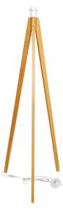 Stojacia lampa HELEN 1xE27/15W/230V krémová/zlatá/dub