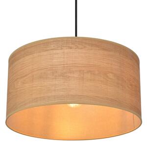 Luster na lanku ALBA 1xE27/15W/230V pr. 40 cm hnedá/čierna