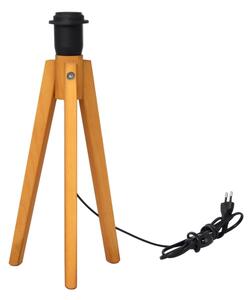 Stolná lampa ALBA 1xE27/15W/230V čierna/dub