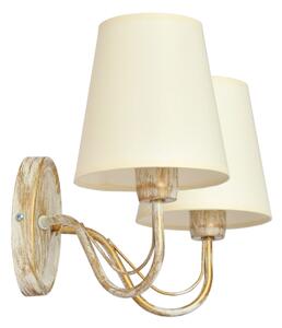 Nástenná lampa MALBO 2xE27/15W/230V béžová