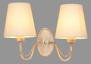 Nástenná lampa MALBO 2xE27/15W/230V béžová