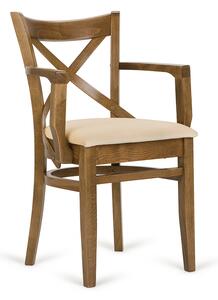 PAGED Classic B-5245 Seat Uph Back Wood