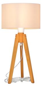 Stolná lampa ALBA 1xE27/15W/230V biela/dub