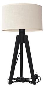 Stolná lampa ALBA 1xE27/15W/230V krémová/borovica