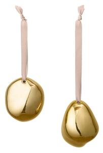 Ferm Living Vianočné ozdoby Bellure Baubles set 2ks, brass