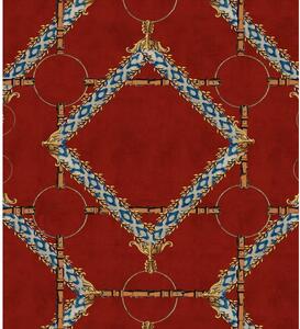 MINDTHEGAP Decorative harness burgundy - tapeta