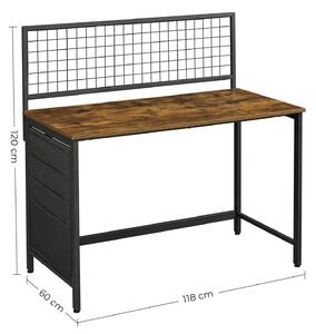 VASAGLE Písací stôl Industry - 118x60x100 cm