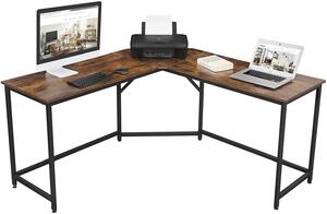 VASAGLE Písací stôl Industry - 149x149x75 cm