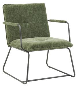 KRESLO, textil, tmavozelená MID.YOU - Online Only jedálne, Online Only