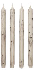 Svíčka Mura Light Beige – set 4 ks