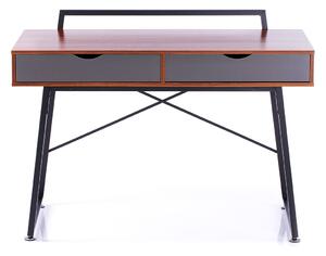 HOMEDE Písací stôl Tolm orech, 120x57,5x88 cm