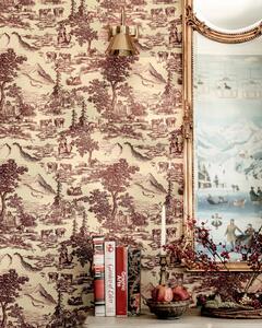 MINDTHEGAP Toile Du Tyrol Taupe - tapeta